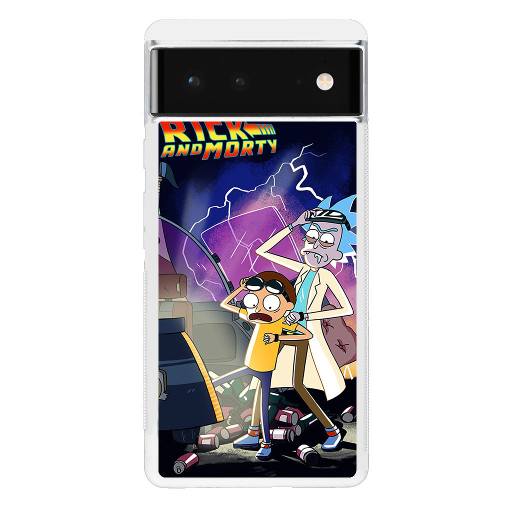 Rick And Morty Back To The Future Google Pixel 6 Case