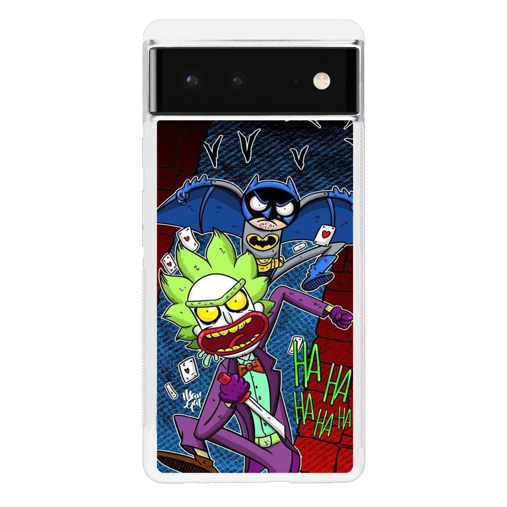 Rick And Morty Bat And Joker Clown Google Pixel 6 Case