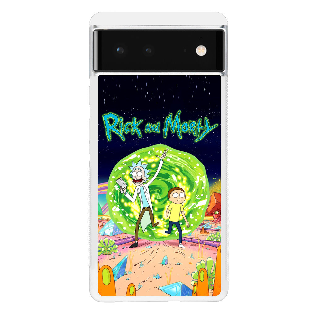 Rick And Morty Portal Gun Google Pixel 6 Case