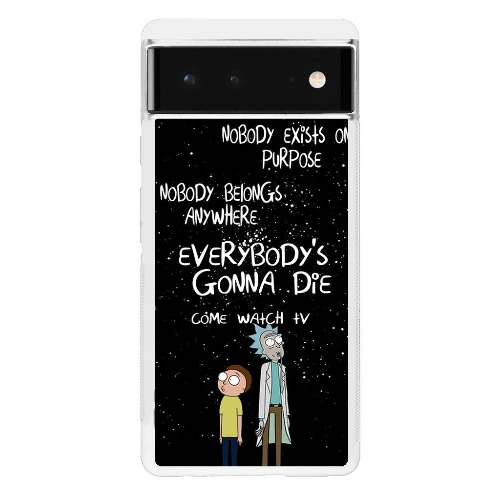 Rick And Morty Quotes Google Pixel 6 Case