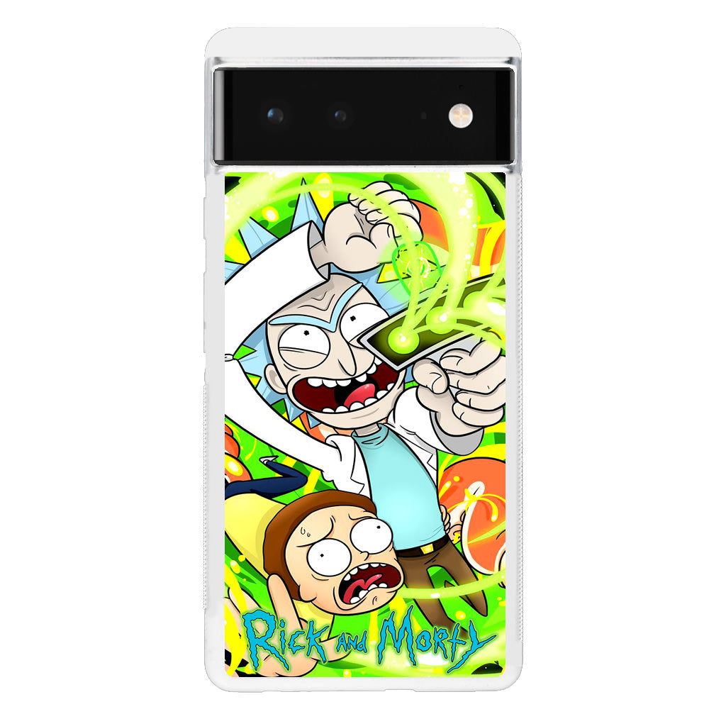 Rick And Morty Shoot Portal Gun Google Pixel 6 Case