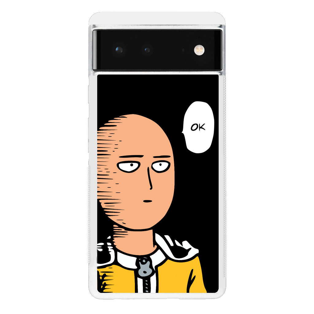 Saitama Poker Face Google Pixel 6 Case