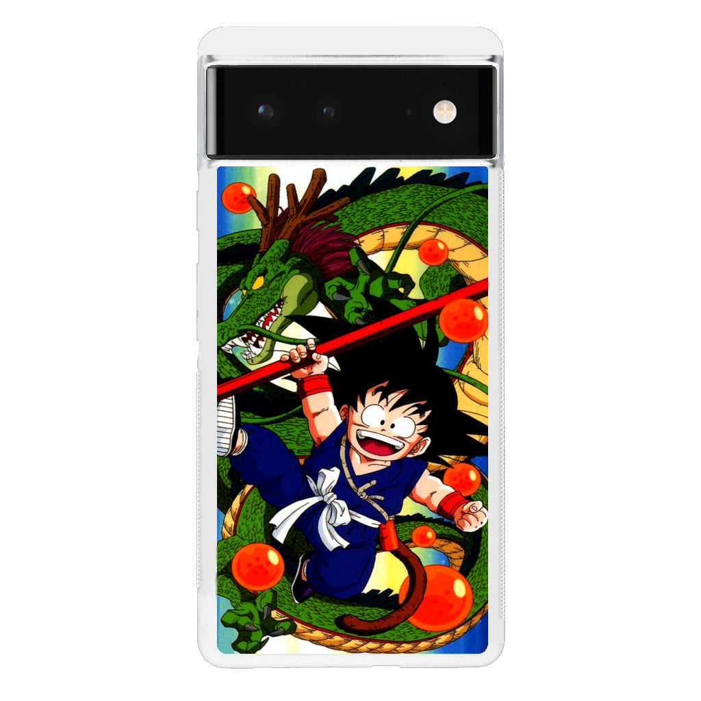 Shenlong And Little Goku Dragon Ball Google Pixel 6 Case