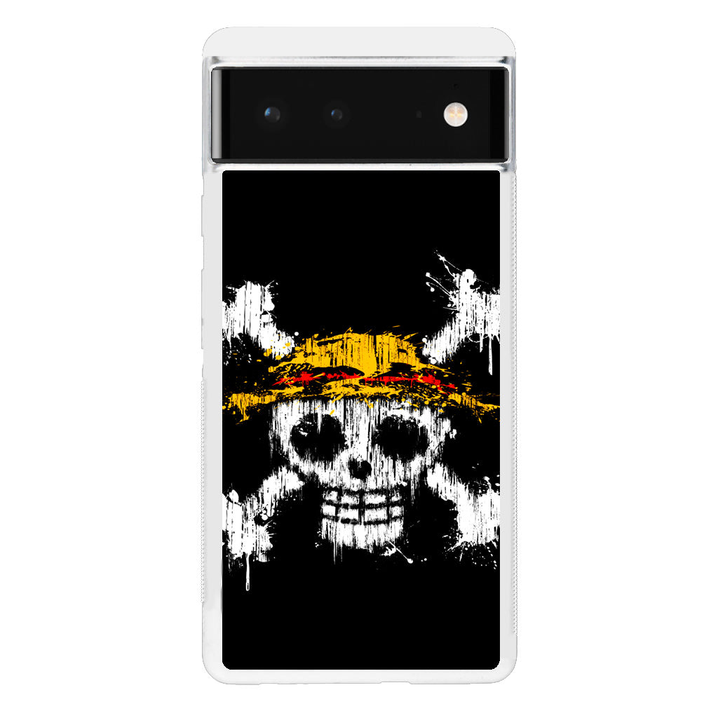 Straw Hat Pirate Logo Paint Google Pixel 6 Case