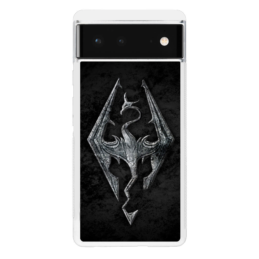 The Elder Scrolls V Skyrim Logo Google Pixel 6 Case