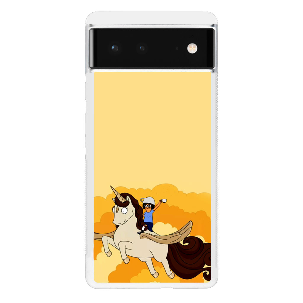 Tina Belcher And Unicorn Google Pixel 6 Case