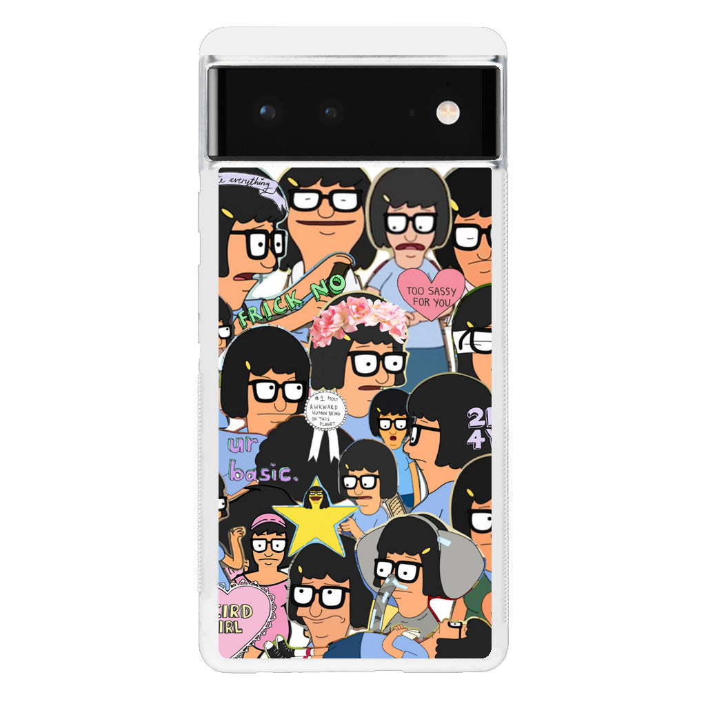 Tina Belcher Collage Google Pixel 6 Case