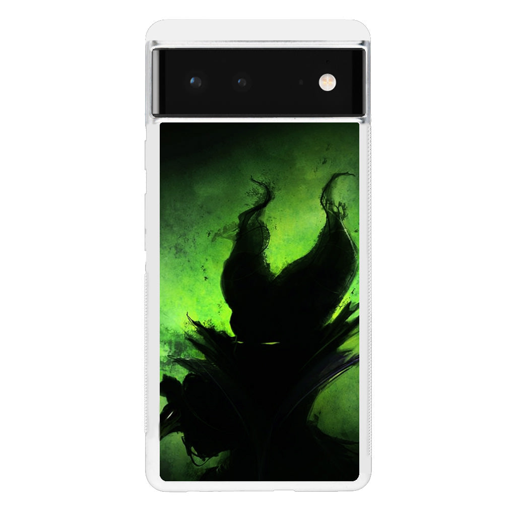 Villains Maleficent Silhouette Google Pixel 6 Case