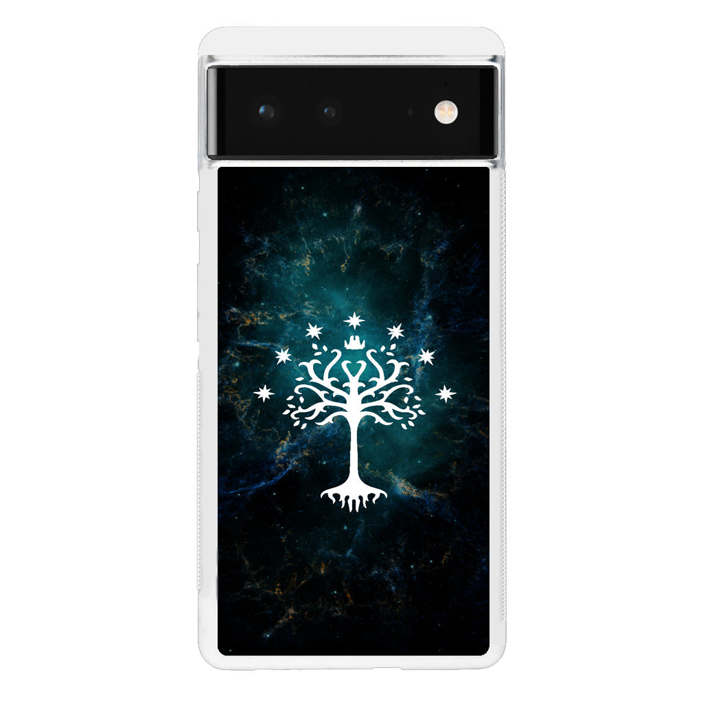 White Tree Of Gondor In Space Nebula Google Pixel 6 Case