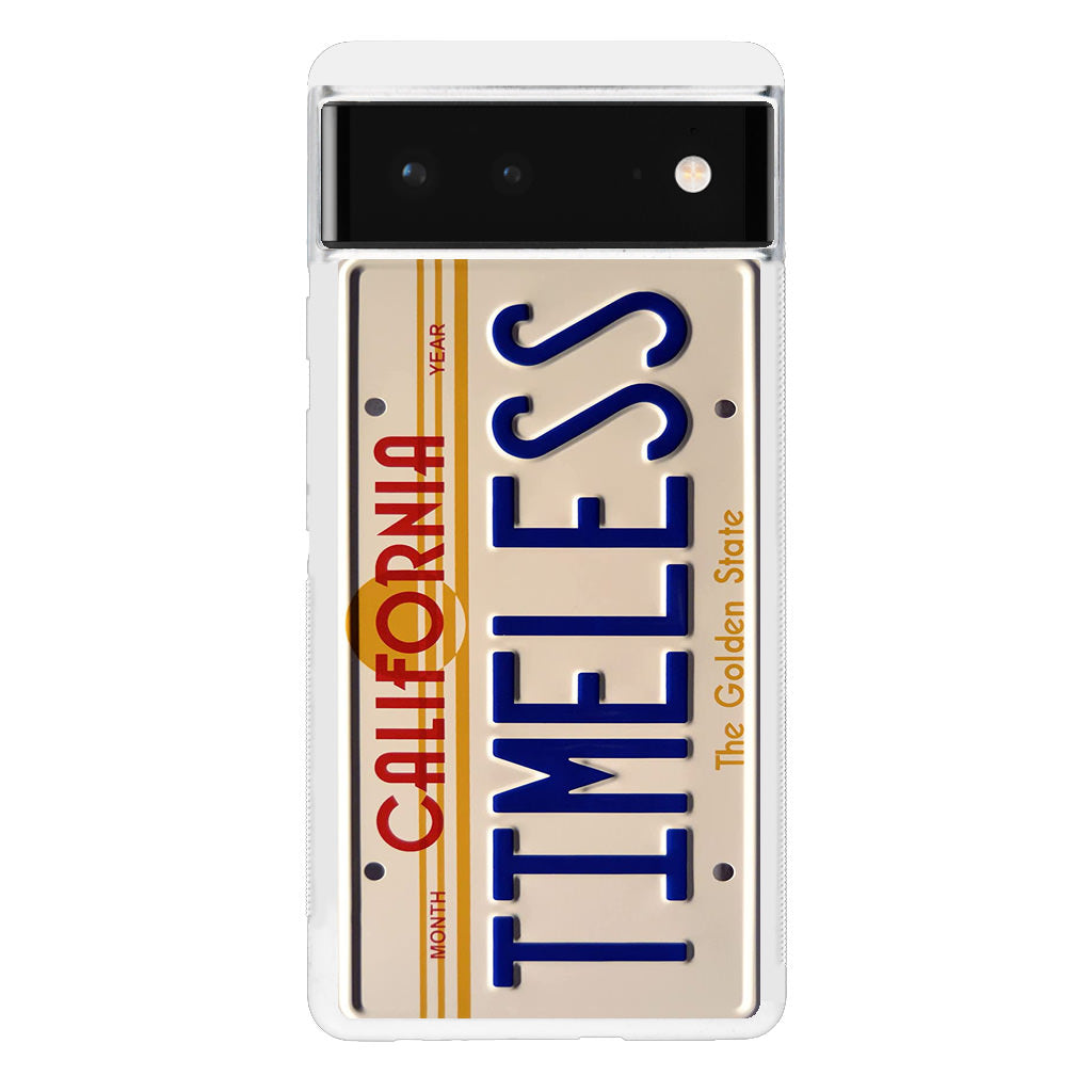 Back to the Future License Plate Timeless Google Pixel 6 Case