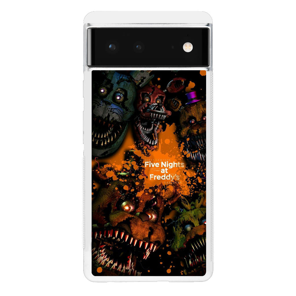 Five Nights at Freddy's Scary Google Pixel 6 Case