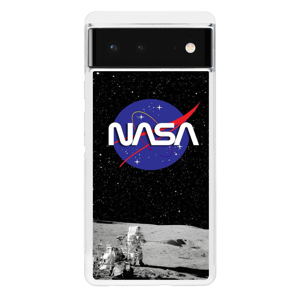 NASA To The Moon Google Pixel 6 Case