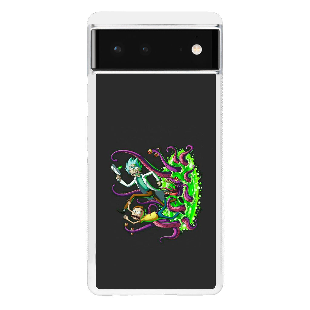 Rick And Morty Pass Through The Portal Google Pixel 6 Case