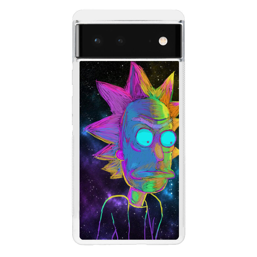 Rick Colorful Crayon Space Google Pixel 6 Case