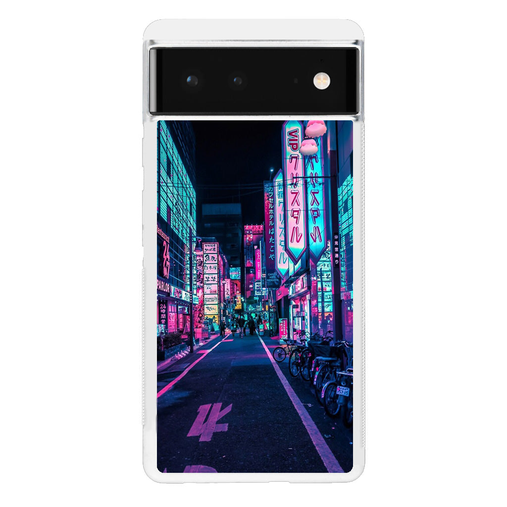 Tokyo Street Wonderful Neon Google Pixel 6 Case