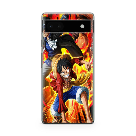 Ace Sabo Luffy Brotherhood Google Pixel 6a Case