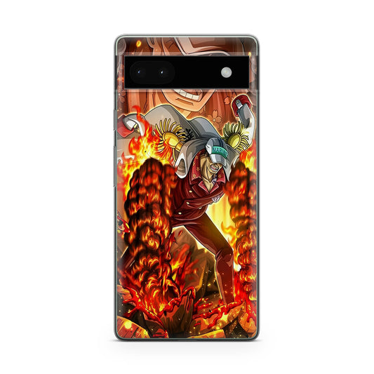 Akainu Exploding Volcano Google Pixel 6a Case