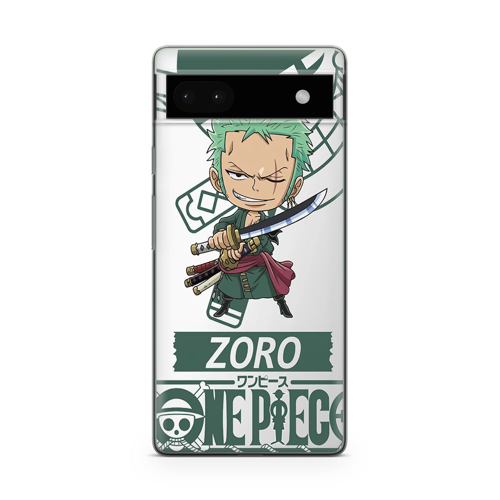 Chibi Zoro Google Pixel 6a Case