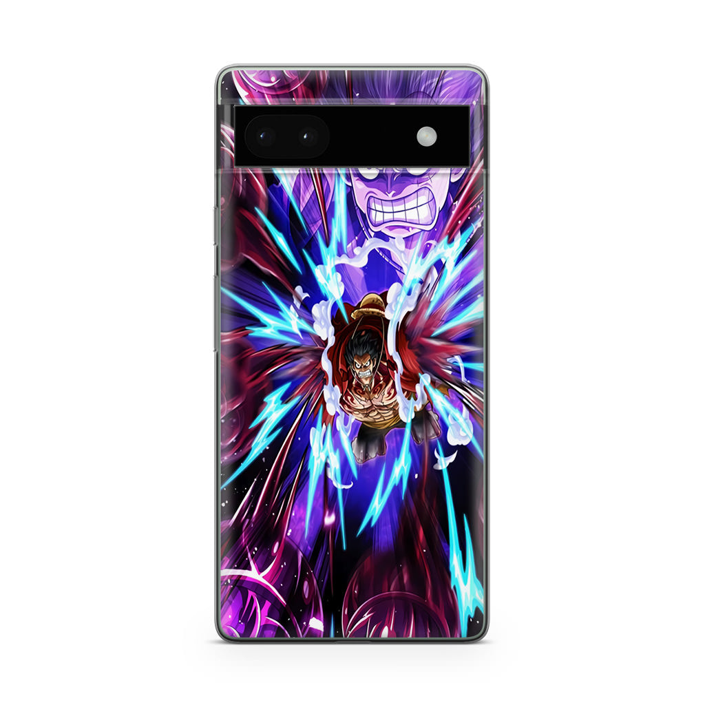 Luffy Bounce Man Gattling Gun Google Pixel 6a Case