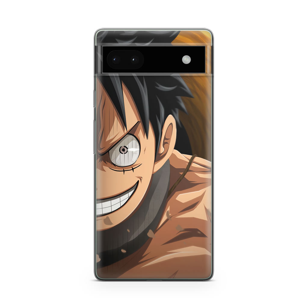 Luffy Half Smile Google Pixel 6a Case