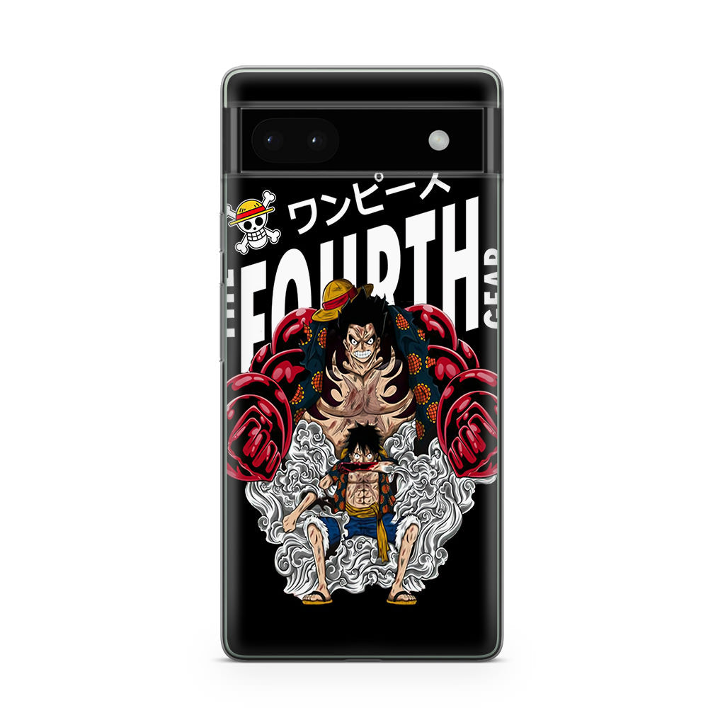 Luffy The Fourth Gear Black Google Pixel 6a Case