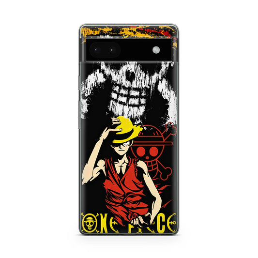 Monkey D Luffy Paint Art Google Pixel 6a Case