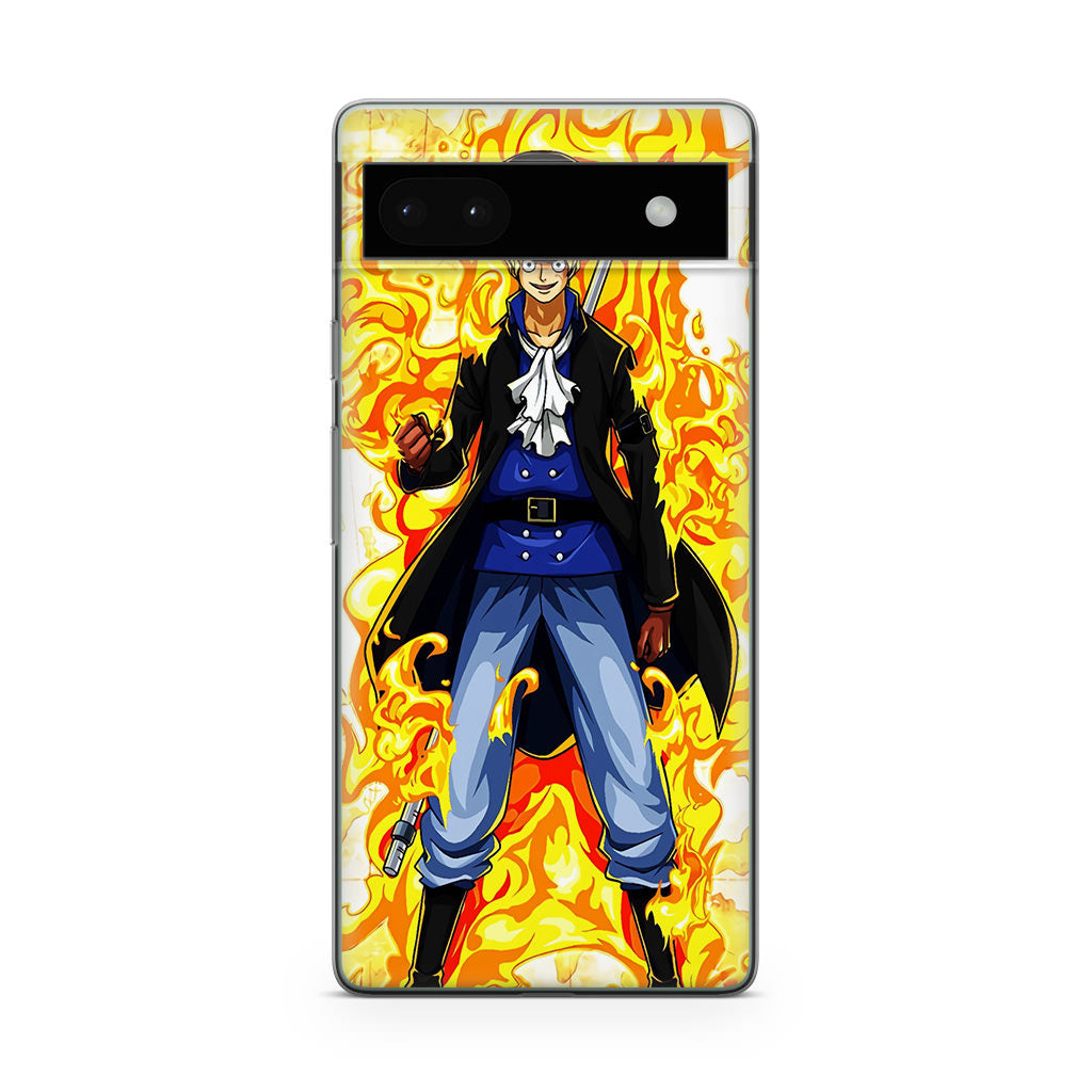 Sabo Mera Mera No Mi Google Pixel 6a Case