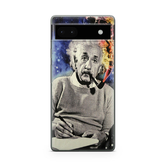 Albert Einstein Smoking Google Pixel 6a Case