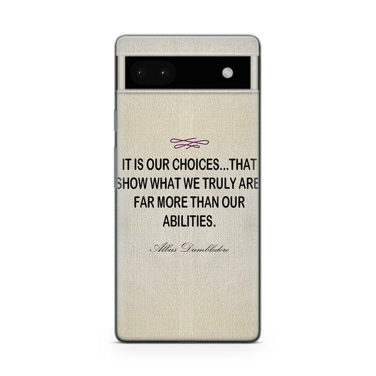 Albus Dumbledore Quote Google Pixel 6a Case