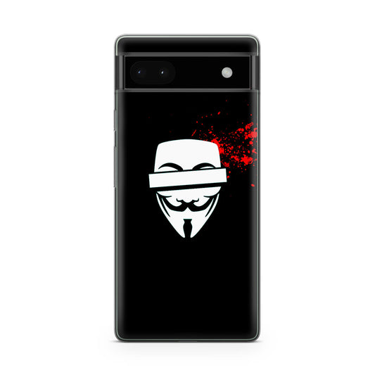 Anonymous Blood Splashes Google Pixel 6a Case