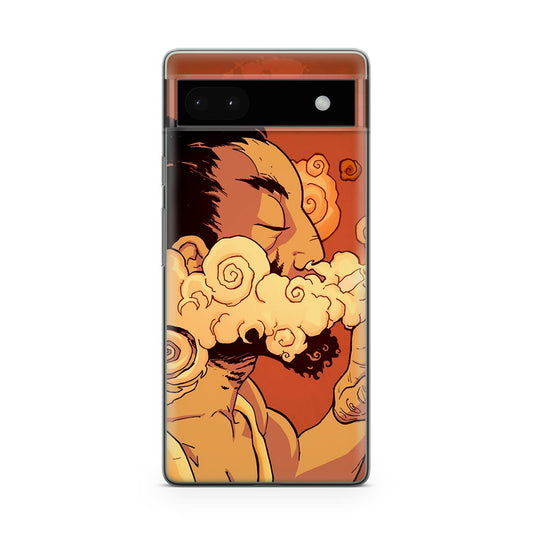 Artistic Psychedelic Smoke Google Pixel 6a Case