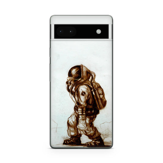 Astronaut Heavy Walk Google Pixel 6a Case