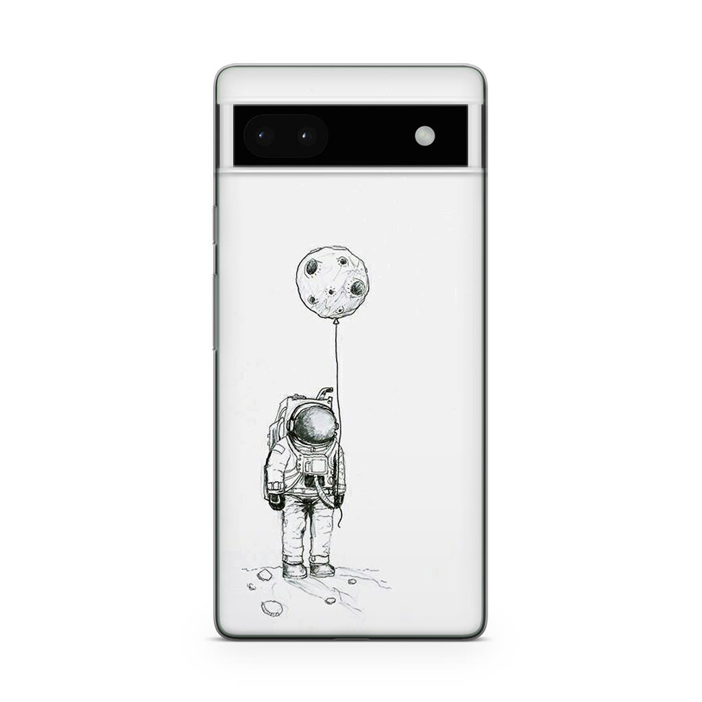 Astronaut Moon Balloon Google Pixel 6a Case