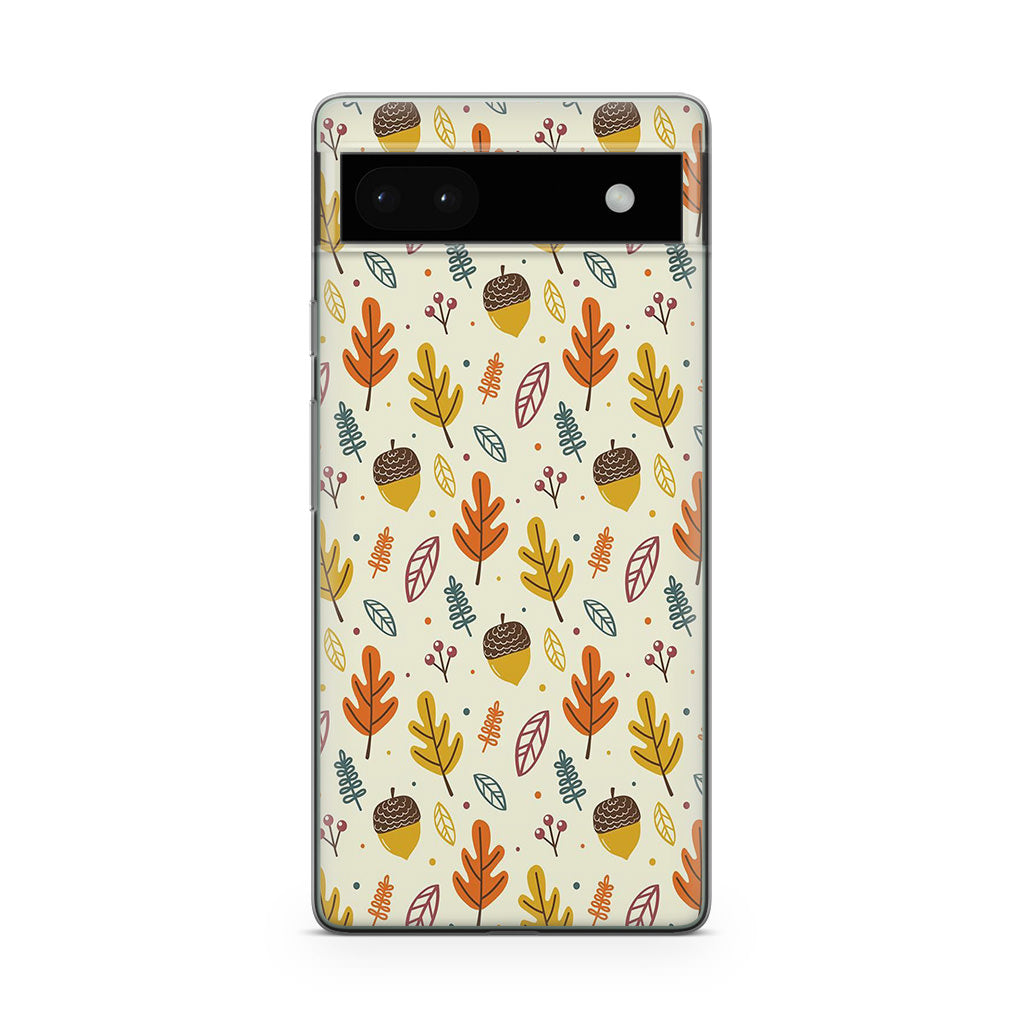 Autumn Things Pattern Google Pixel 6a Case