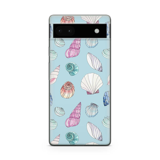 Beach Shells Pattern Google Pixel 6a Case