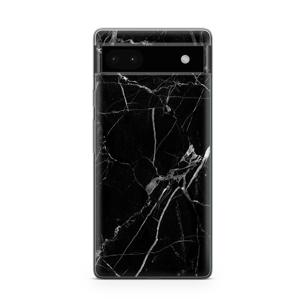 Black Marble Google Pixel 6a Case