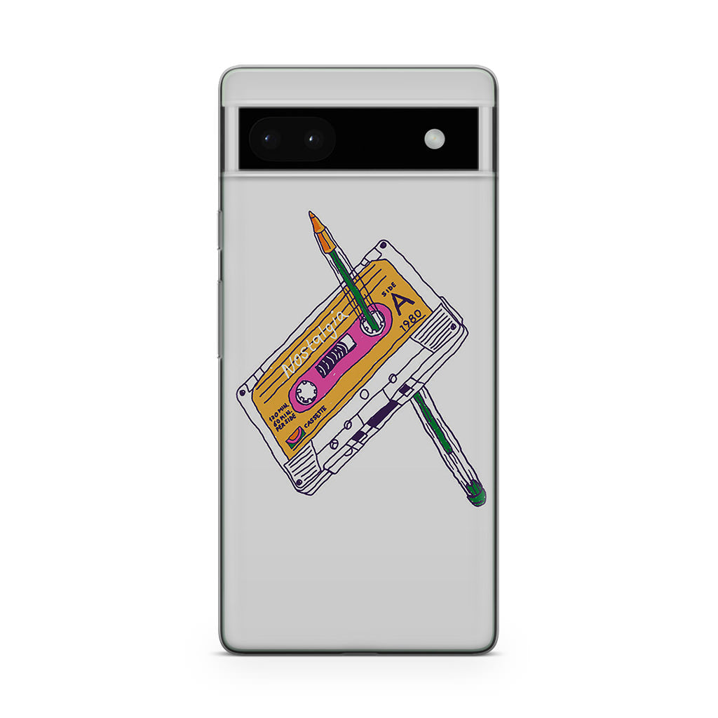 Cassete Tape Old Google Pixel 6a Case