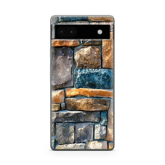 Colored Stone Piles Google Pixel 6a Case