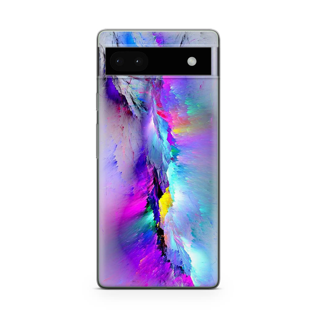 Colorful Abstract Smudges Google Pixel 6a Case