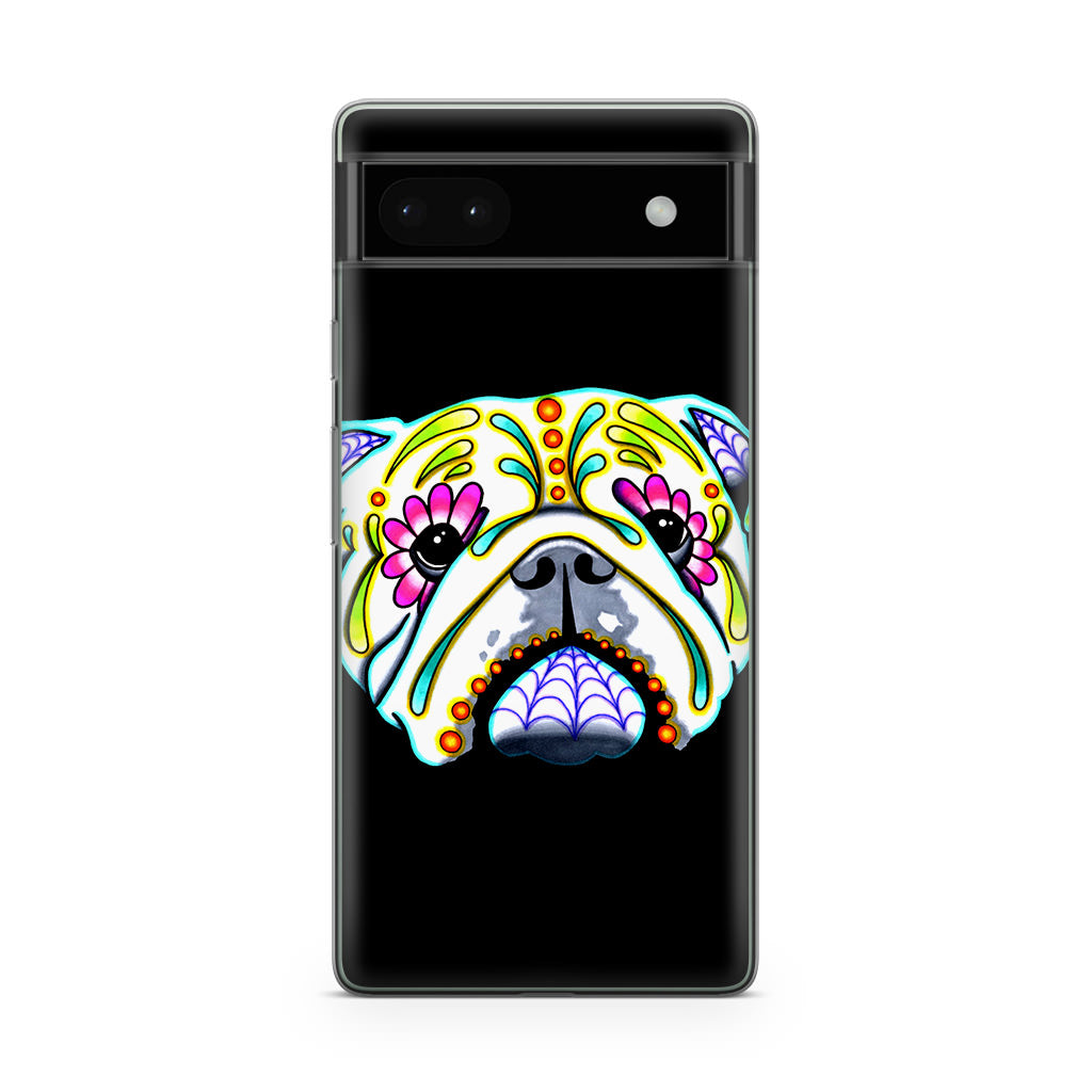 Colorful Bulldog Art Google Pixel 6a Case