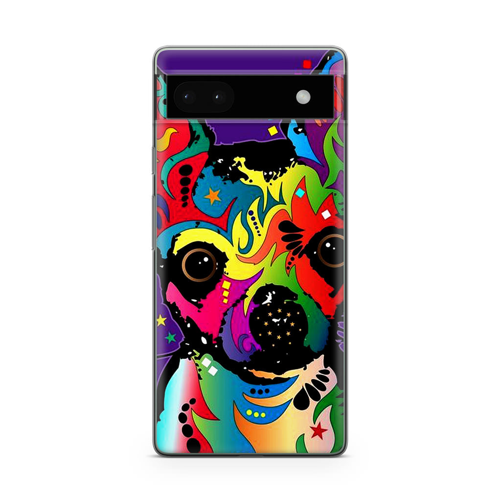 Colorful Chihuahua Google Pixel 6a Case