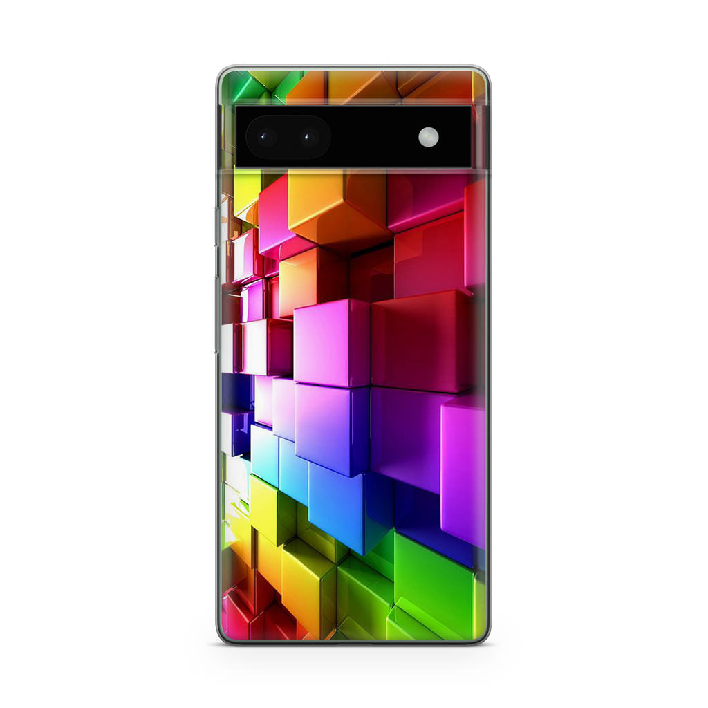 Colorful Cubes Google Pixel 6a Case