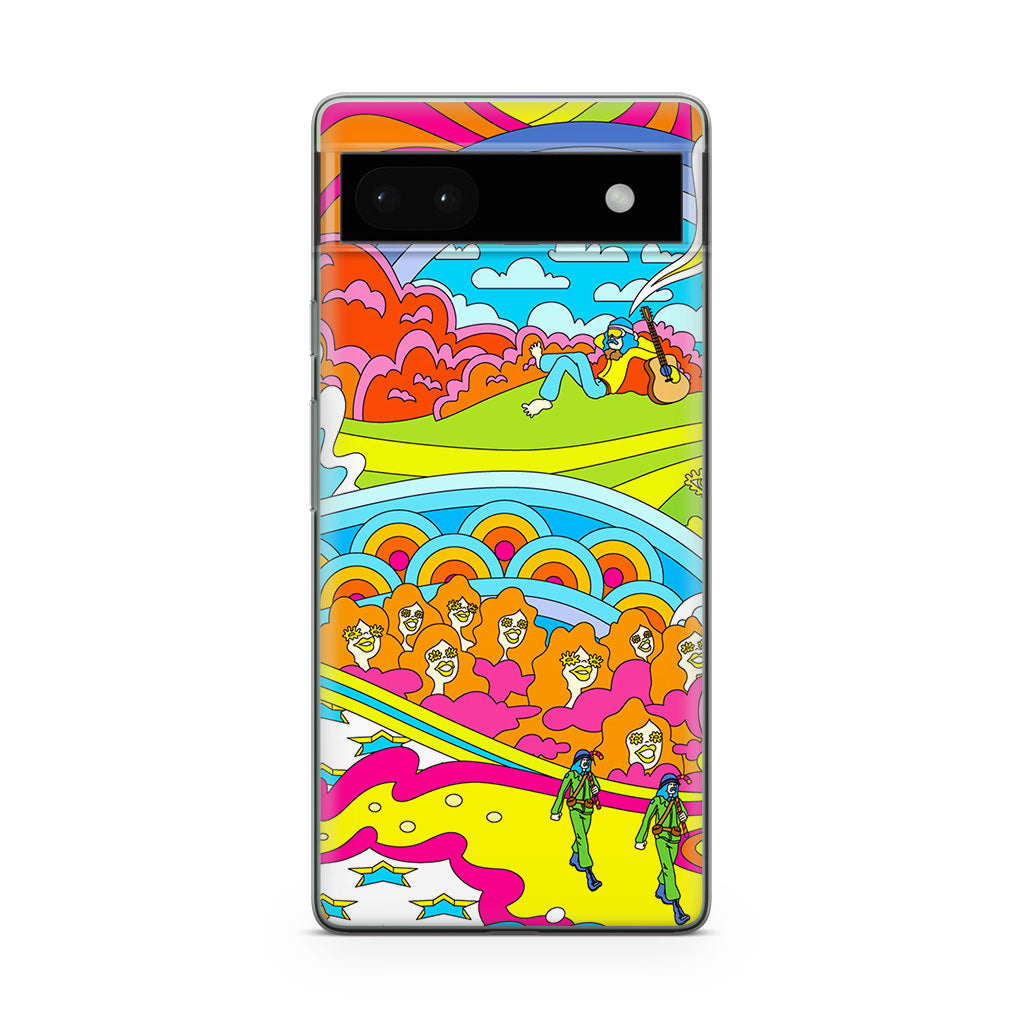 Colorful Doodle Google Pixel 6a Case