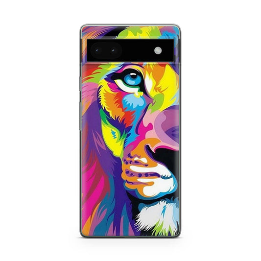 Colorful Lion Google Pixel 6a Case