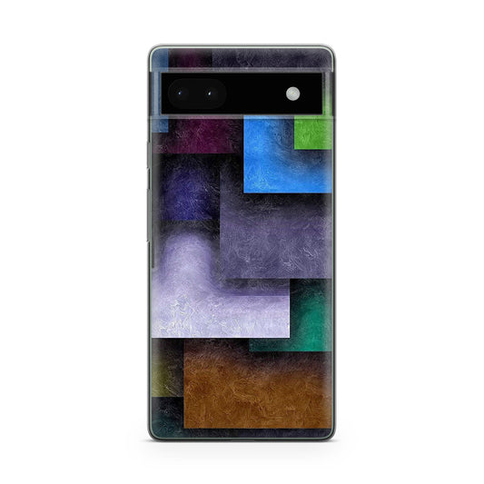 Colorful Rectangel Art Google Pixel 6a Case