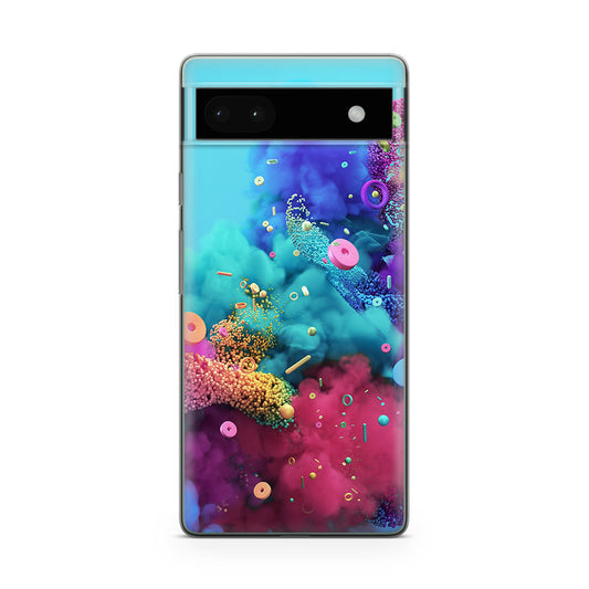 Colorful Smoke Boom Google Pixel 6a Case