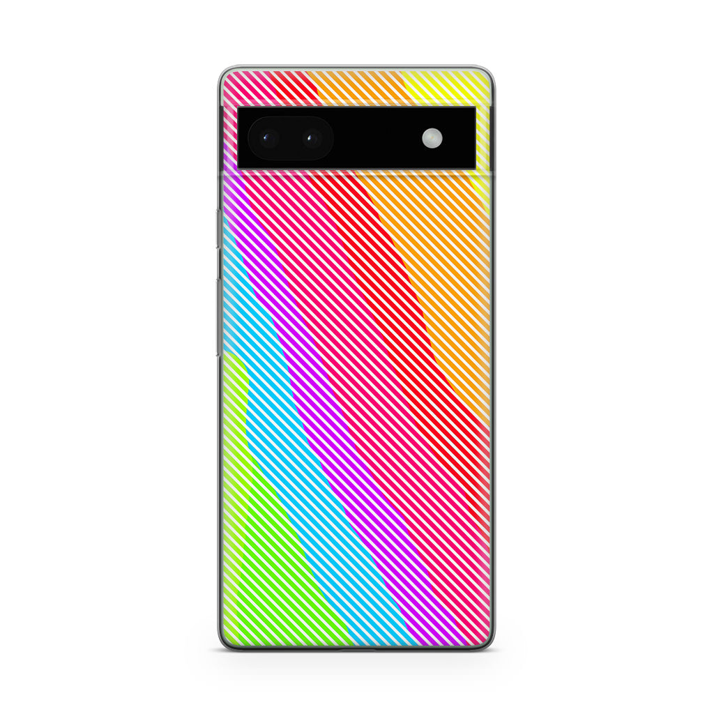 Colorful Stripes Google Pixel 6a Case