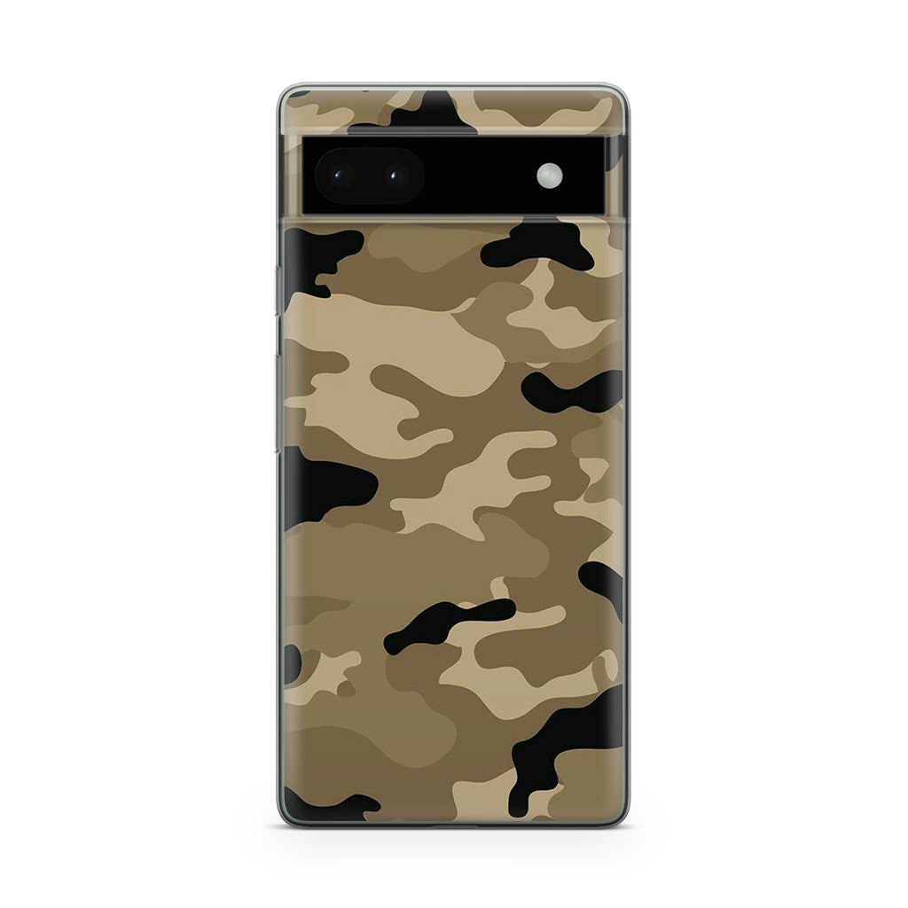 Desert Military Camo Google Pixel 6a Case