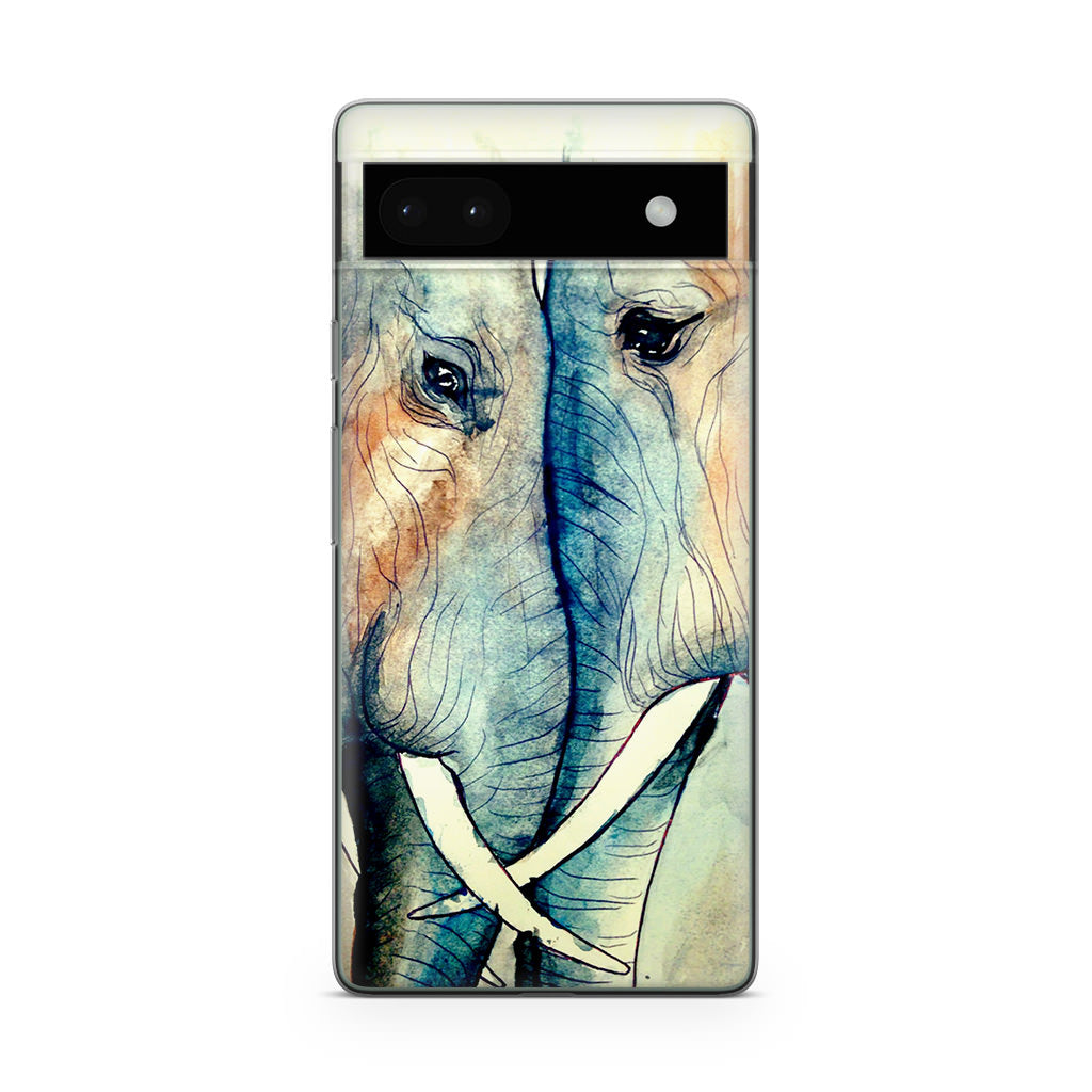 Elephants Sadness Google Pixel 6a Case