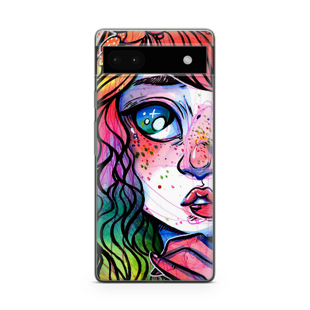 Eyes And Braids Google Pixel 6a Case